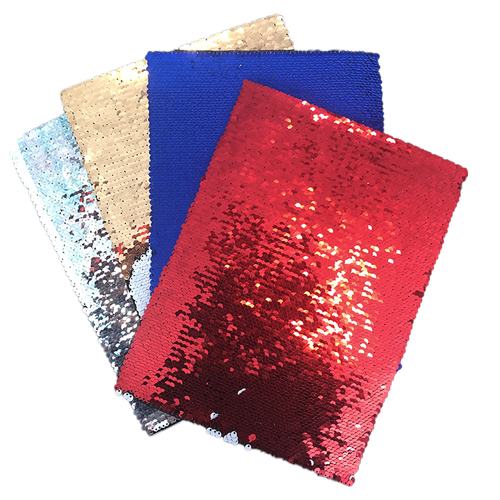 Sequins patch silver/white for sublimation and application on textiles