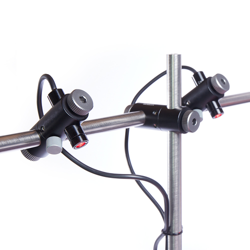Secabo modular double cross laser stand version with 4 x 500mm rod