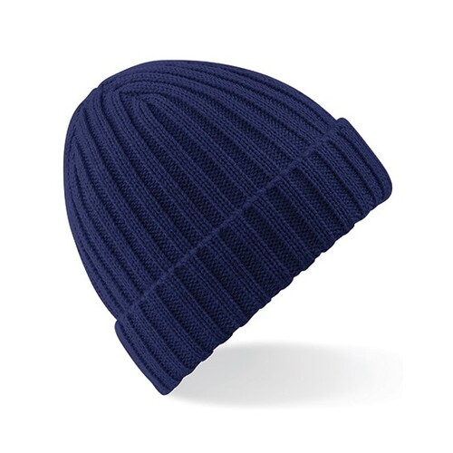 Beechfield Chunky Ribbed Beanie (Oxford Navy, One Size)