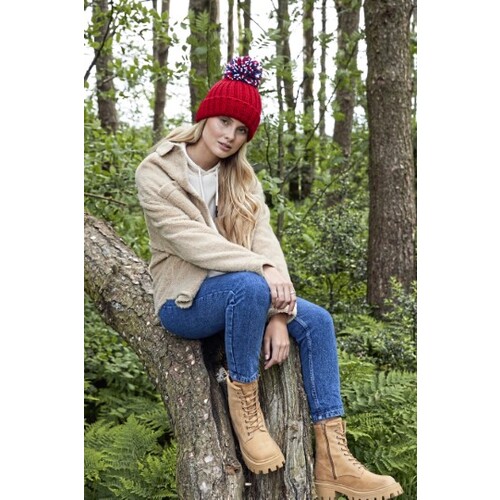 Beechfield Hygge Beanie (Classic Red, One Size)
