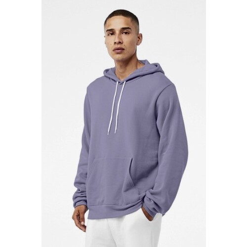 Canvas Unisex Poly-Cotton Fleece Pullover Hoodie (Tan, XL)