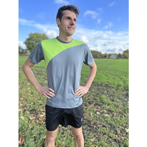 Oltees Funktions-Shirt Finish (White, Light Grey, XS)