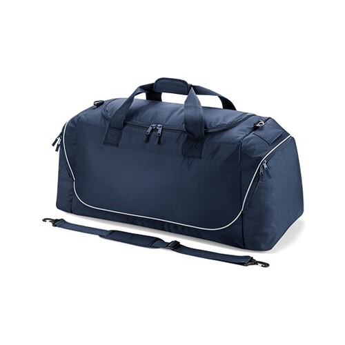 Quadra Teamwear Jumbo Kit Bag (French Navy, Light Grey, 85 x 38 x 35 cm)