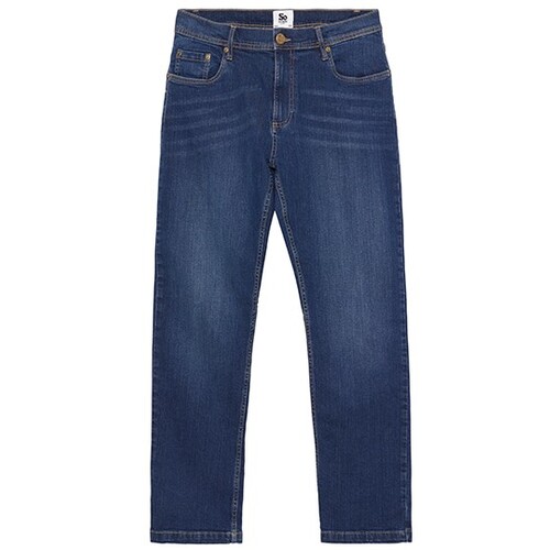 So Denim Leo Straight Jeans (Dark Blue Wash, 28/31)