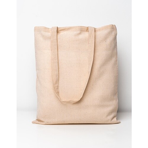 Printwear sac en coton, nature, anses longues, basic (Natural, approx. 38 x 42 cm)