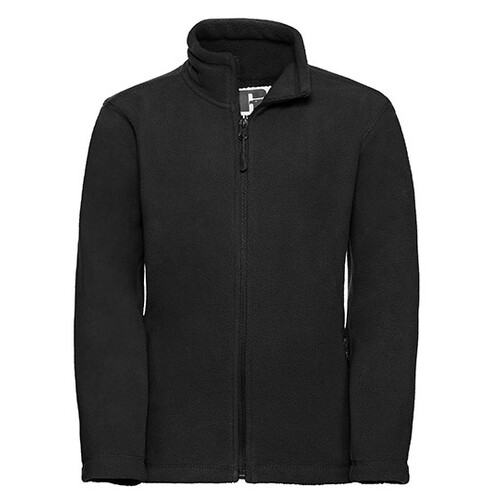 Russell Kids´ Full Zip Outdoor Fleece (Black, 104 (S))