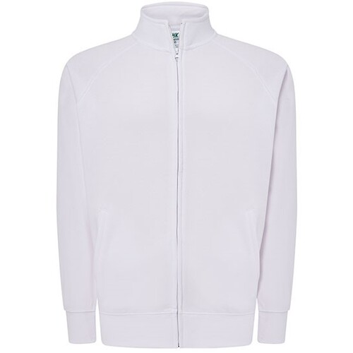 JHK Full Zip Sweatshirt (White, XXL)