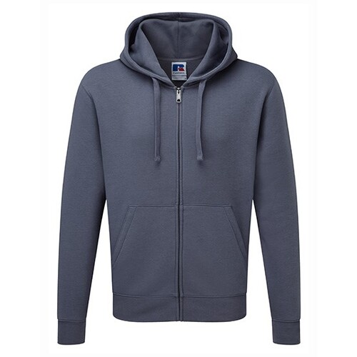 Russell Men´s Authentic Zipped Hood Jacket (Convoy Grey (Solid), 3XL)