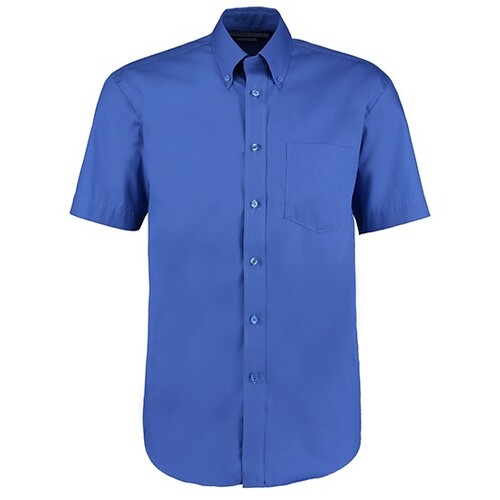 Kustom Kit Men´s Classic Fit Premium Oxford Shirt Short Sleeve (Royal, 53/54 (5XL/21))