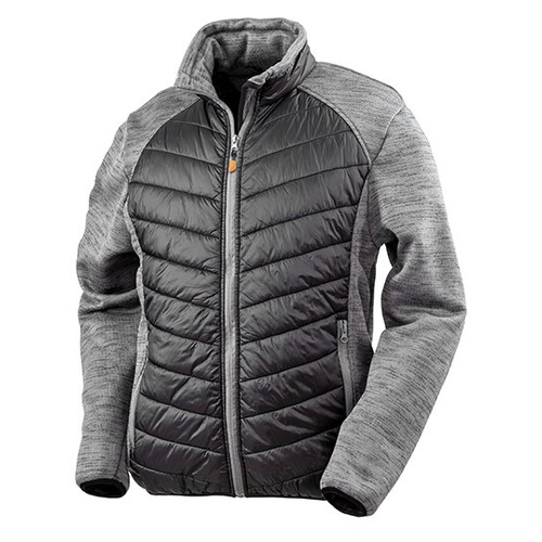 Result WORK-GUARD Elevator Jacket (Black, Marl Grey, 4XL)