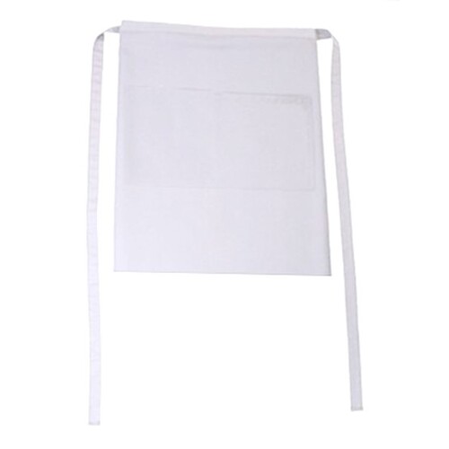 CG Workwear Bistro Apron Roma Bag 50 x 78 cm (White, 50 x 78 cm)