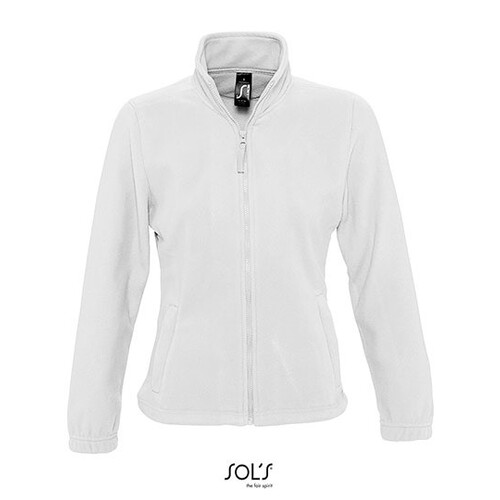 SOL´S Women´s Fleece Jacket North (White, S)
