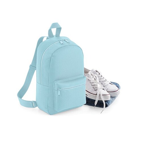 BagBase Mini Essential Fashion Backpack (Pistachio, 23 x 35 x 12 cm)