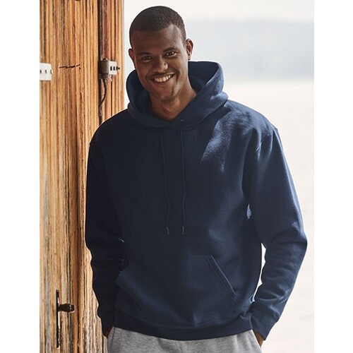 Fruit of the Loom Premium Hooded Sweat (Charcoal (Solid), 3XL)
