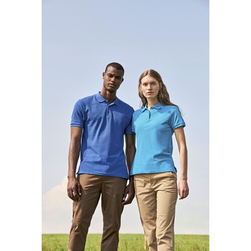 Polo Premium de mujer Fruit of the Loom (Athletic Heather, L)