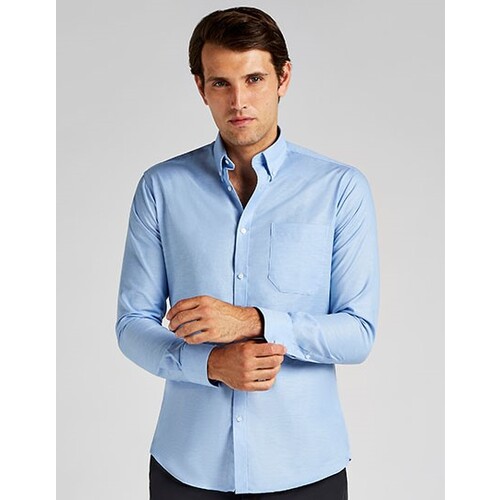 Slim Fit Workwear Oxford Shirt Long Sleeve