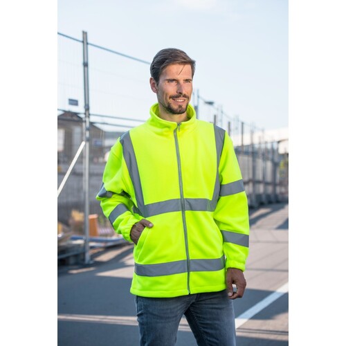 Korntex Hi Vis Safety Fleece Jacket Bergen Yow Onlineshop