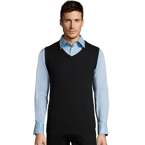 SOL´S Unisex Sleeveless Sweater Gentlemen (Black, XXS)