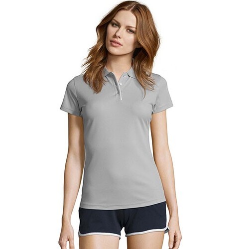SOL´S Women´s Sports Polo Shirt Performer (Pure Grey, S)