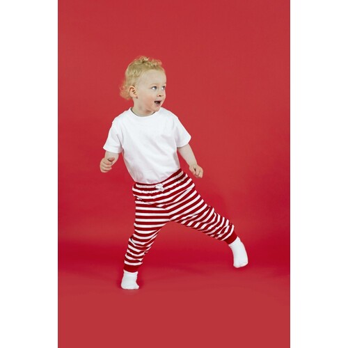 Larkwood Baby Lounge Pants (Navy, White Stripes, 24/36 Months)