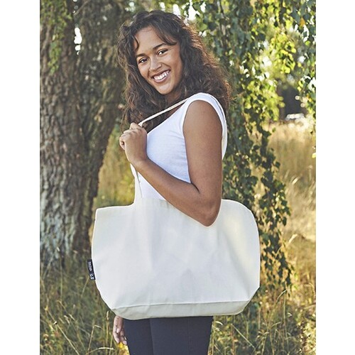Neutral Shopping Bag With Gusset (Charcoal, 51 x 32 x 14 cm)