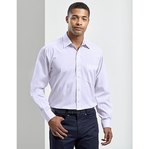 Premier Workwear Men´s Poplin Long Sleeve Shirt (Aqua, 37 (14H))