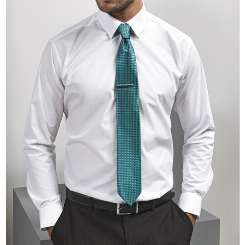 Premier Workwear Puppy Tooth Tie (Turquoise (ca. Pantone 7703C), One Size)