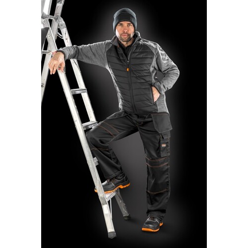 Result WORK-GUARD Elevator Jacket (Black, Marl Grey, 4XL)