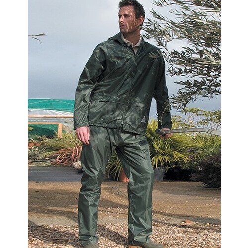 Result Waterproof Jacket & Trouser Set (Royal, XXL)