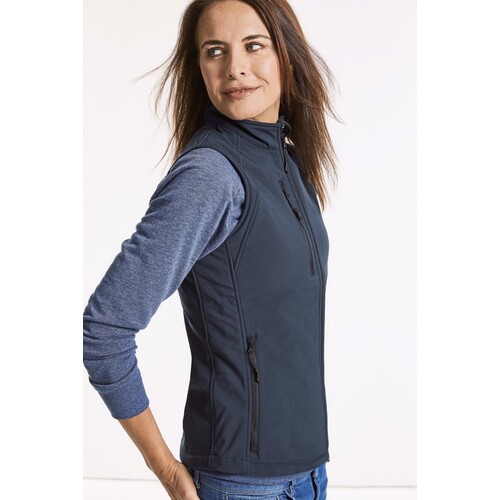 Russell Ladies´ Softshell Gilet (Azure Blue, XS)