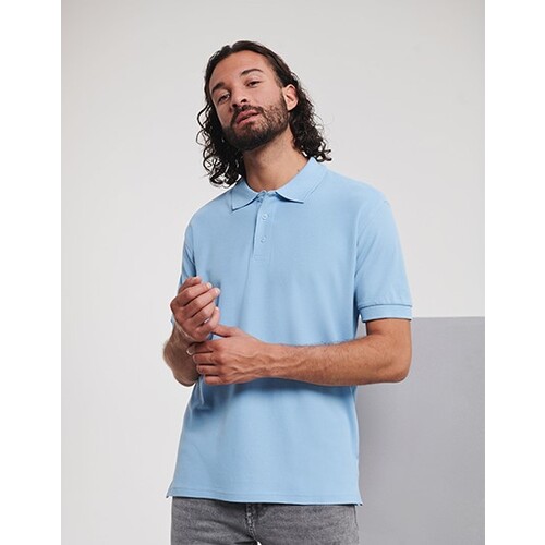 Russell Men´s Ultimate Cotton Polo (Bottle Green, XS)