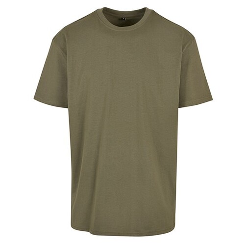 Build Your Brand Heavy Oversize Tee (Olive, 5XL)