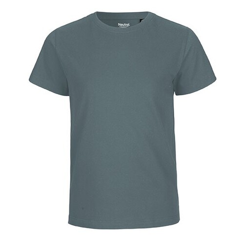Neutral Kids' Short Sleeve T-Shirt (Teal, 92/98)