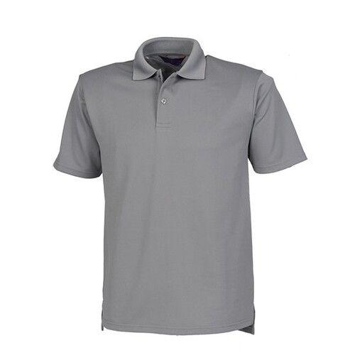 Henbury Men's Coolplus® Wicking Polo Shirt (Charcoal, 4XL)