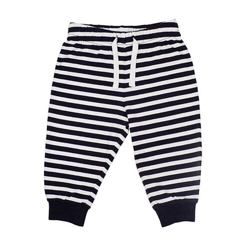 Larkwood Baby Lounge Pants (Navy, White Stripes, 24/36 Months)