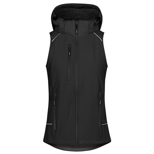 Promodoro Women's Softshell Vest (Black, M)