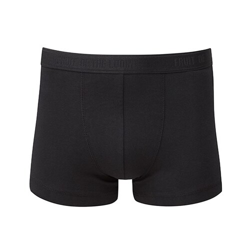 Fruit of the Loom Classic Shorty (2 Pair Pack) (Black, Black, S)
