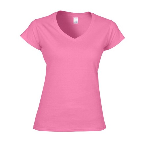 Gildan Softstyle® Women´s V-Neck T-Shirt (Azalea, S)