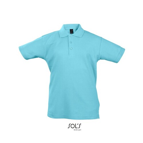 SOL´S Kids´ Summer Polo II (Atoll Blue, 4 Jahre (96/104))