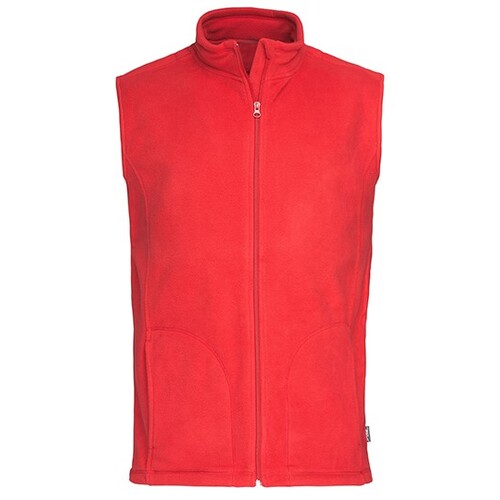 Stedman® Fleece Vest (Scarlet Red, XXL)