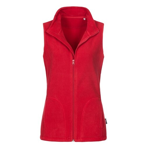 Stedman® Fleece Vest Women (Scarlet Red, XL)