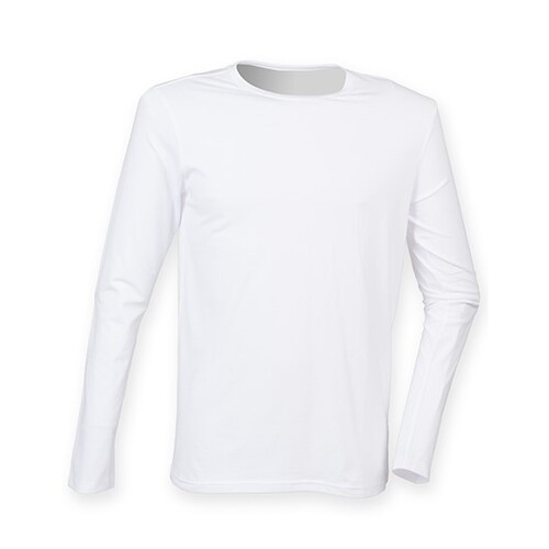 T-shirt extensible à manches longues pour hommes