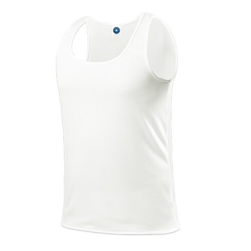 Starworld Men´s Running Vest (White, XL)