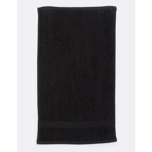 Towel City Luxury Guest Towel (Black, 30 x 50 cm)