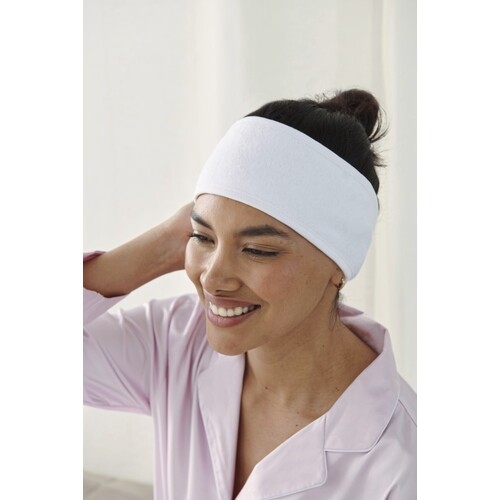 Towel City Beauty Hairband (White, One Size)