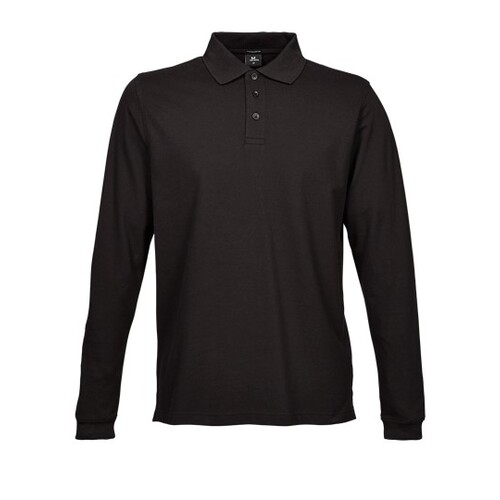 Luxury Stretch Long Sleeve Polo