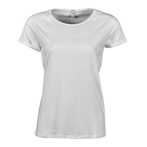 Womens roll up tee