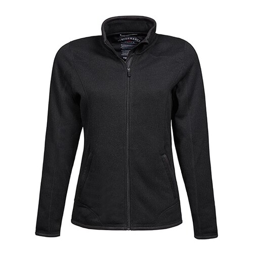 Tee Jays Women´s Outdoor Fleece Jacket (Black, S)