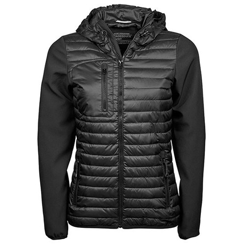 Womens Hooded Crossover Jacket