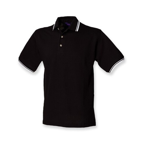 Double tipped piqué polo shirt